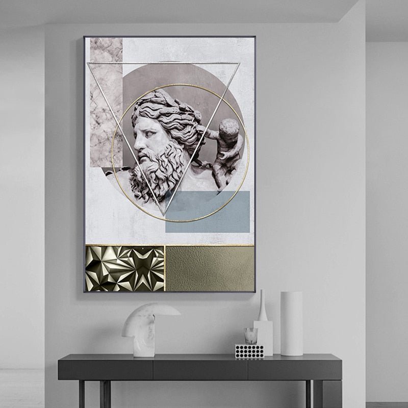 The Southern Atelier – Elegant Abstract Statue Wall Paintings for a Refined Aesthetic - The Southern AtelierSKU_1763119413820_567