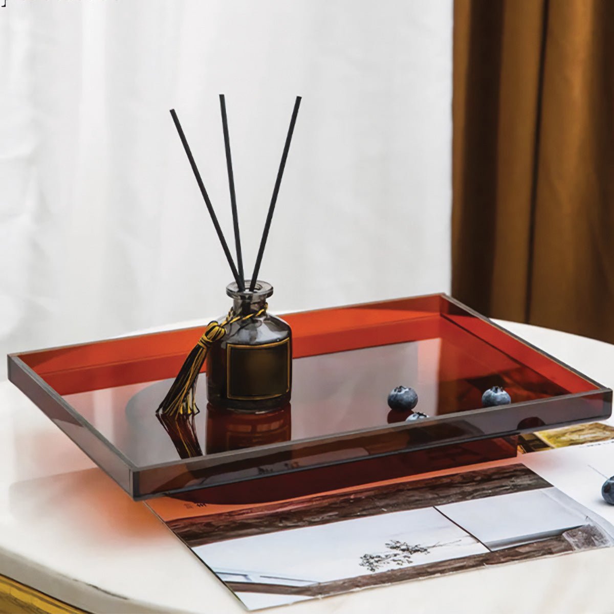 The Southern Atelier – Elegant Acrylic Serving Trays in Vibrant Hues for a Chic and Functional Display - The Southern AtelierSKU_1763119384519_530