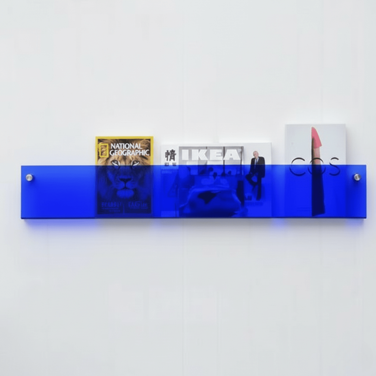 The Southern Atelier – Elegant Acrylic Wall - Mounted Magazine Rack for a Stylish Organisation with Timeless Charm - The Southern AtelierSKU_1758918174162_573