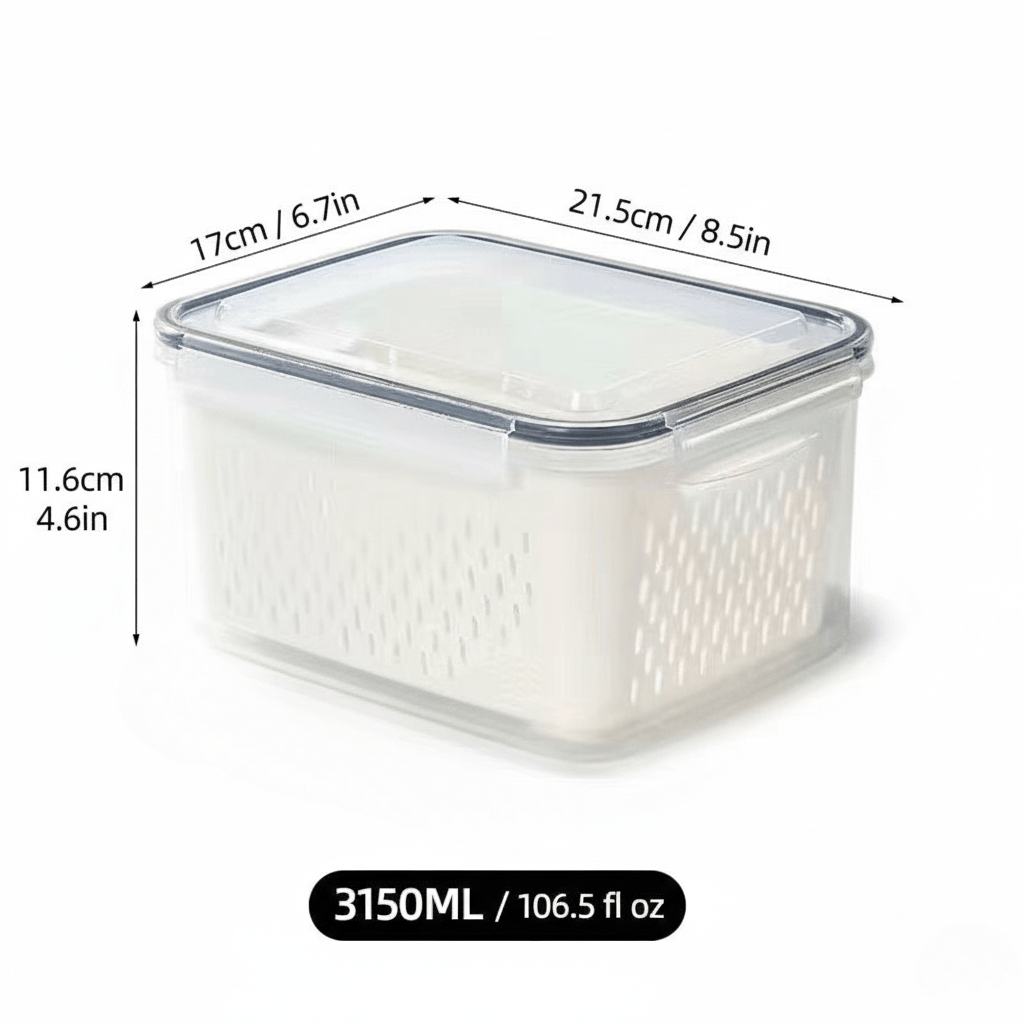 The Southern Atelier – Elegant Airtight Fridge Containers for Effortless Organisation and Style - The Southern AtelierSKU_1758918571542_317