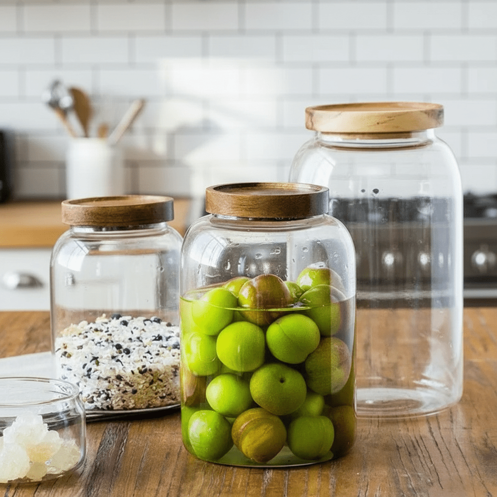 The Southern Atelier – Elegant Airtight Glass Storage Jars for a Smart Kitchen Organisation - The Southern AtelierSKU_1765807334948_243