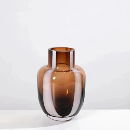 The Southern Atelier – Elegant Amber Glass Prism Vase for Contemporary Spaces, Infusing Warmth and Sophistication - The Southern AtelierSKU_1765807274173_707