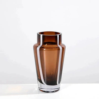 The Southern Atelier – Elegant Amber Glass Prism Vase for Contemporary Spaces, Infusing Warmth and Sophistication - The Southern AtelierSKU_1765807274173_861