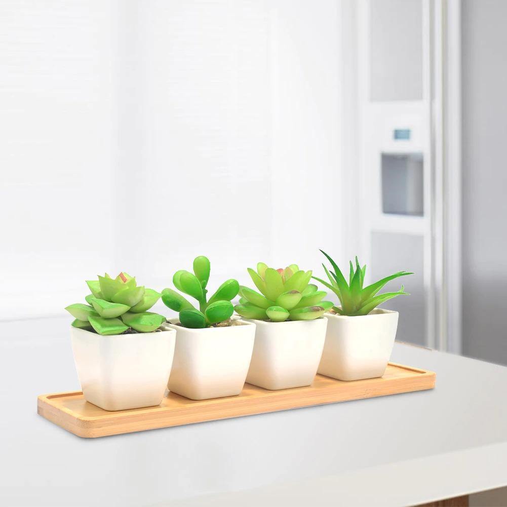 The Southern Atelier – Elegant Bamboo Planter Saucer Trays for a Stylish and Functional Display - The Southern AtelierSKU_1758918264722_573