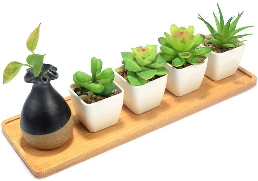 The Southern Atelier – Elegant Bamboo Planter Saucer Trays for a Stylish and Functional Display - The Southern AtelierSKU_1758918264722_573