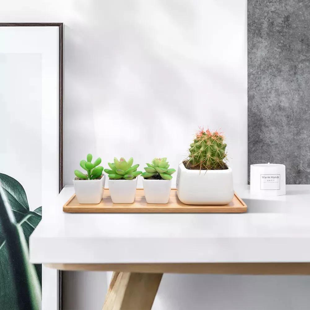 The Southern Atelier – Elegant Bamboo Planter Saucer Trays for a Stylish and Functional Display - The Southern AtelierSKU_1758918264722_573