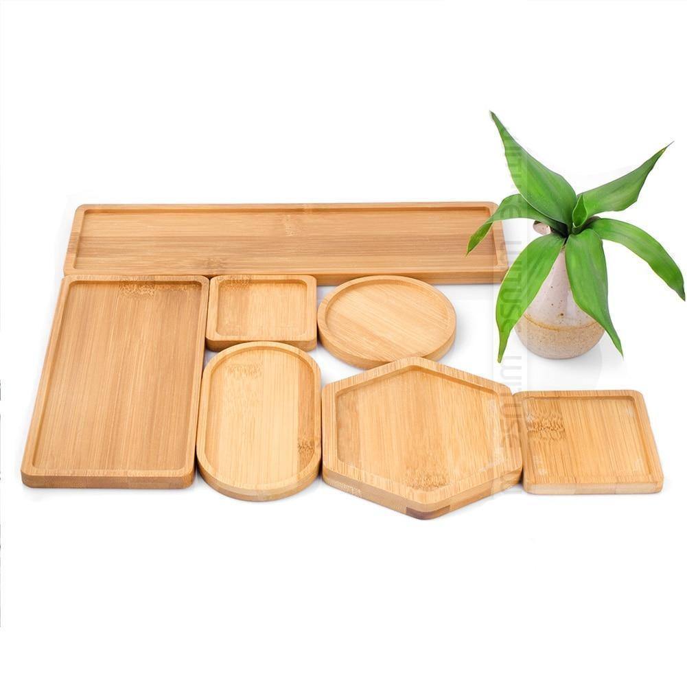 The Southern Atelier – Elegant Bamboo Planter Saucer Trays for a Stylish and Functional Display - The Southern AtelierSKU_1758918264722_573