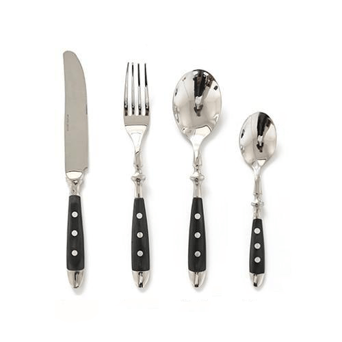 The Southern Atelier - Elegant Black Steel Cutlery Set - The Southern AtelierSKU_1762349660411_649