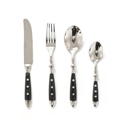 The Southern Atelier - Elegant Black Steel Cutlery Set - The Southern AtelierSKU_1762349660411_649