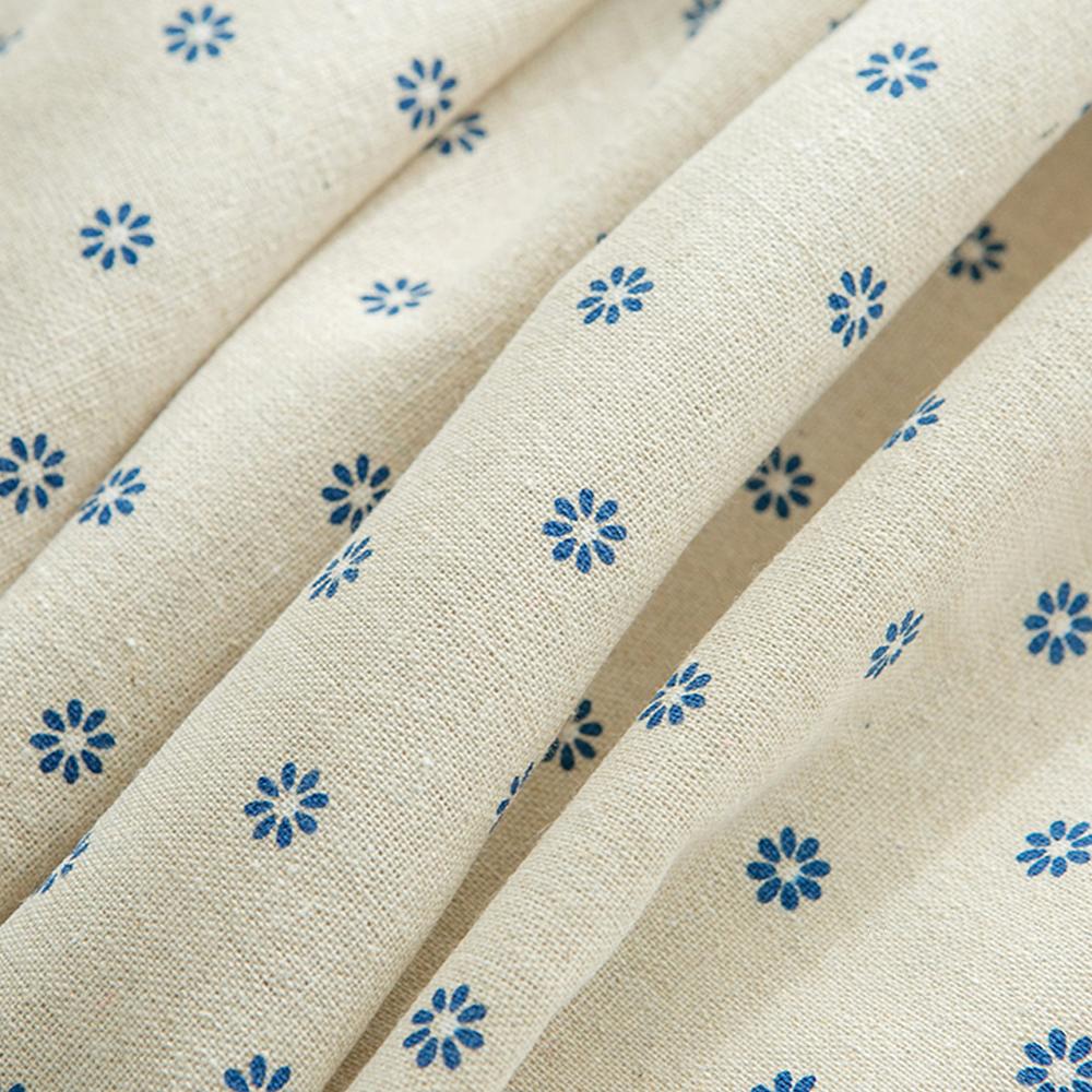 The Southern Atelier – Elegant Blue Floral Tablecloth with Decorative Edges for a Serene Kitchen Ambiance - The Southern AtelierSKU_1765807295848_628
