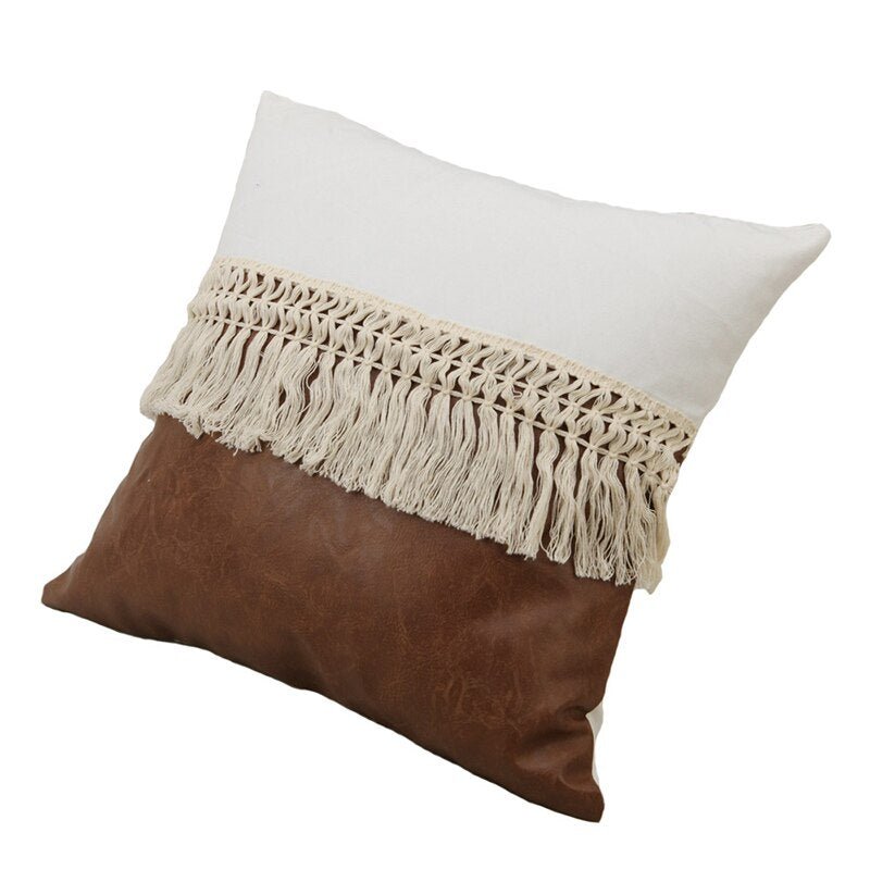 The Southern Atelier – Elegant Boho - Inspired Cushion Cover Set with Tassel Accents for a Serene Ambience - The Southern AtelierSKU_1758918476196_472