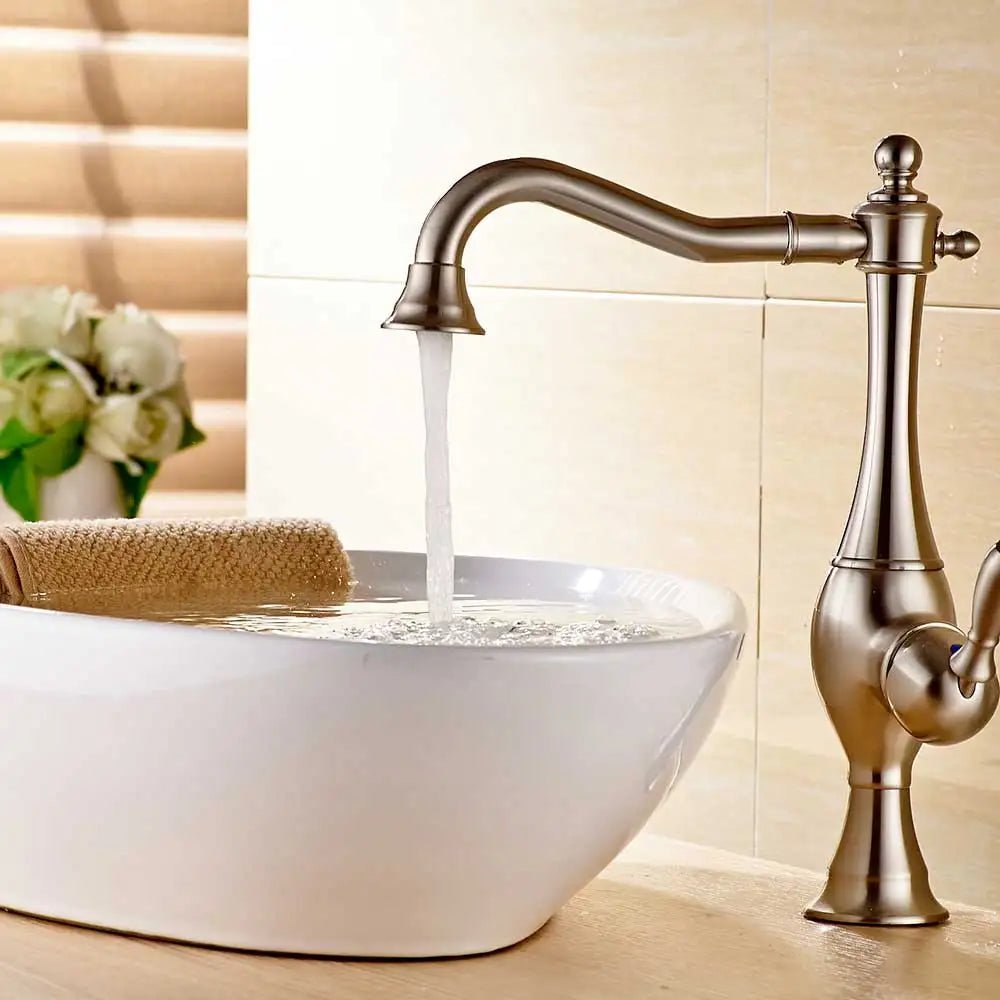 The Southern Atelier – Elegant Brass Basin Faucet in Polished Finish for Stylish Bathrooms with Modern Aesthetics - The Southern AtelierSKU_1767876350355_402