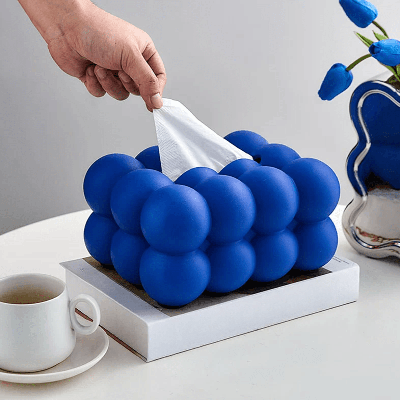 The Southern Atelier – Elegant Bubble Ceramic Tissue Box for Chic Living Rooms and Sophisticated Ambiance - The Southern AtelierSKU_1765807264145_190