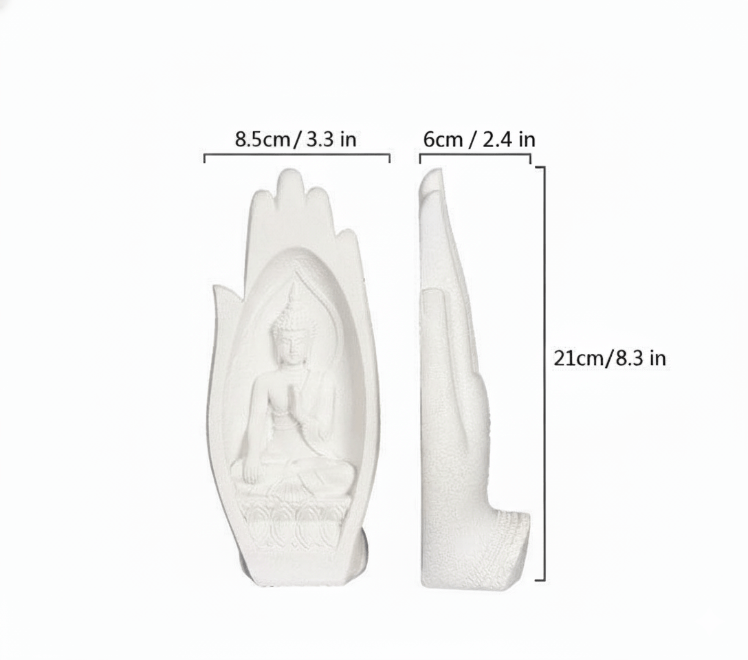 The Southern Atelier – Elegant Buddha Figures in Tranquil Stone Finish for a Serene Ambiance - The Southern AtelierSKU_1763119491736_553