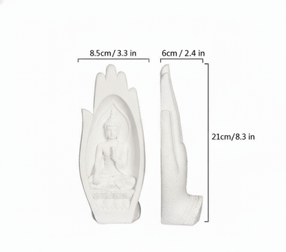 The Southern Atelier – Elegant Buddha Figures in Tranquil Stone Finish for a Serene Ambiance - The Southern AtelierSKU_1763119491736_553