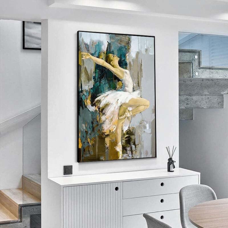The Southern Atelier – Elegant Canvas Art Featuring a Graceful Dancer for a Stylish Modern Interiors - The Southern AtelierSKU_1763119389620_527