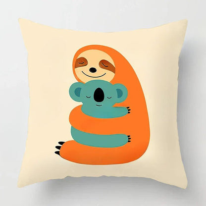 The Southern Atelier – Elegant Cartoon Animal Printed Cushion Cover for a Playful Touch - The Southern AtelierSKU_1774881531239_784