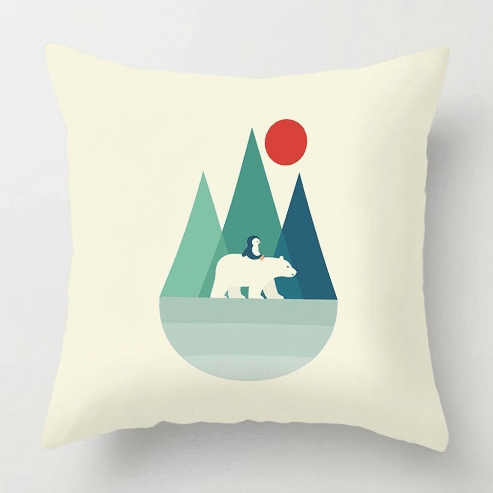 The Southern Atelier – Elegant Cartoon Animal Printed Cushion Cover for a Playful Touch - The Southern AtelierSKU_1774881531239_796