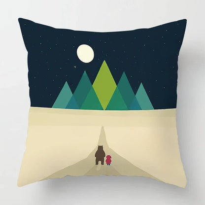 The Southern Atelier – Elegant Cartoon Animal Printed Cushion Cover for a Playful Touch - The Southern AtelierSKU_1774881531239_854