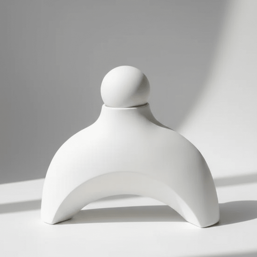 The Southern Atelier – Elegant Ceramic Abstract Sculpture for Home and Office Décor, Infusing Style and Charm - The Southern AtelierSKU_1767876352173_986