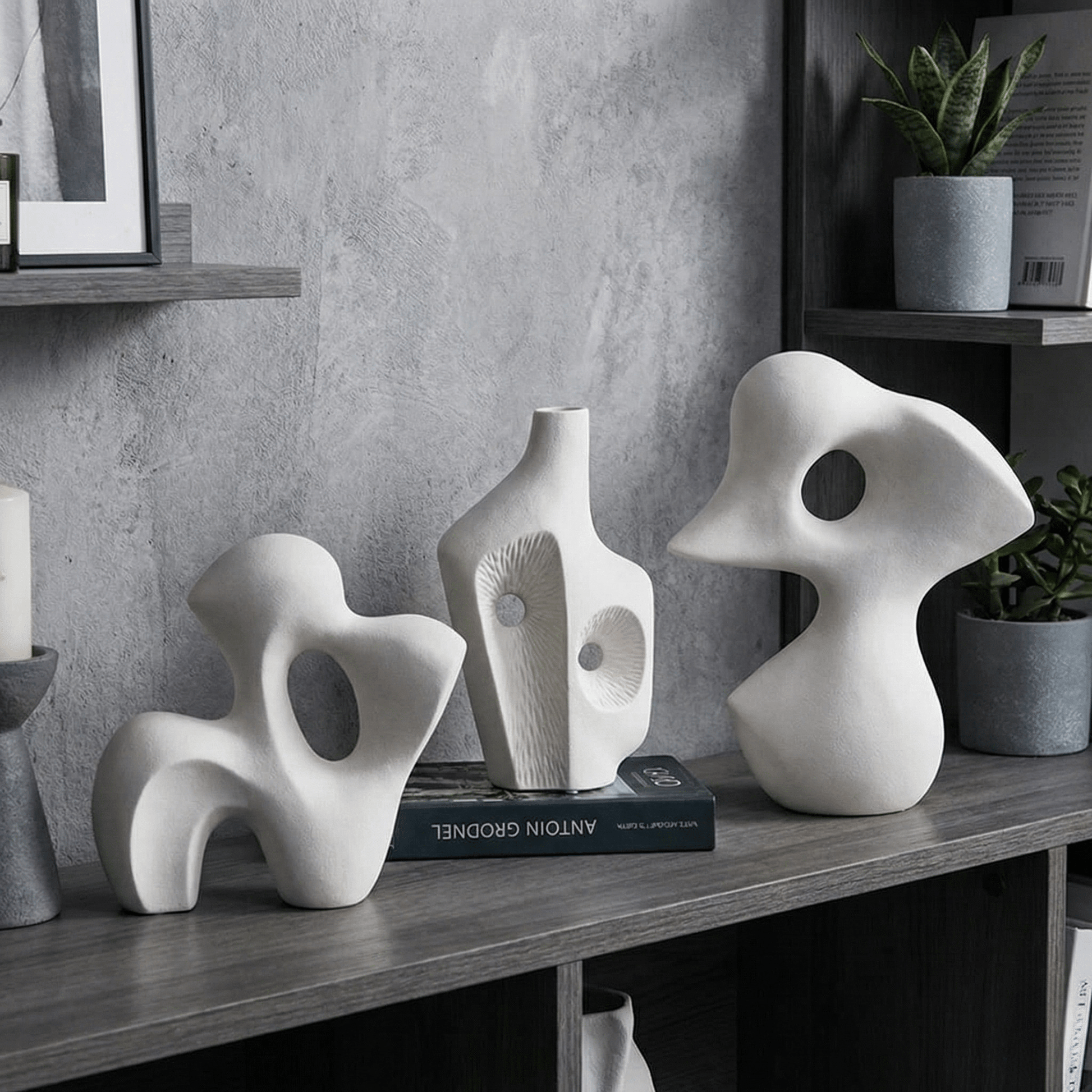 The Southern Atelier – Elegant Ceramic Abstract Sculpture for Home and Office Décor, Infusing Style and Charm - The Southern AtelierSKU_1767876352173_986