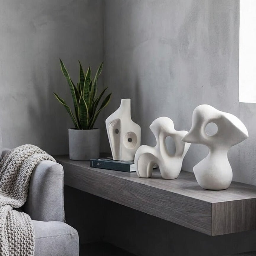 The Southern Atelier – Elegant Ceramic Abstract Sculpture for Home and Office Décor, Infusing Style and Charm - The Southern AtelierSKU_1767876352173_986