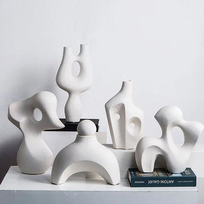 The Southern Atelier – Elegant Ceramic Abstract Sculpture for Home and Office Décor, Infusing Style and Charm - The Southern AtelierSKU_1767876352173_986