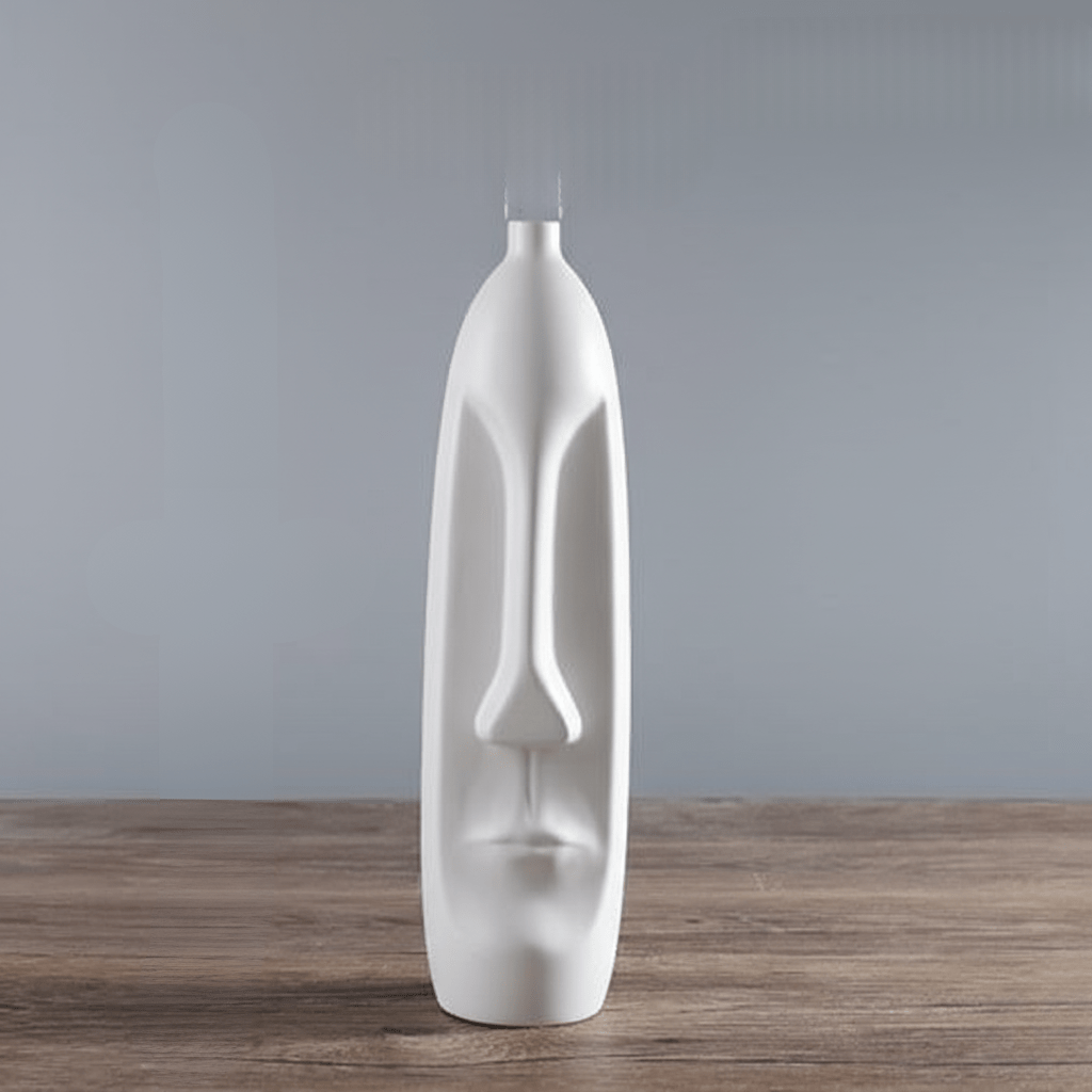 The Southern Atelier – Elegant Ceramic Ancient Art Head Vase for a Serene Ambiance - The Southern AtelierSKU_1763119439138_206