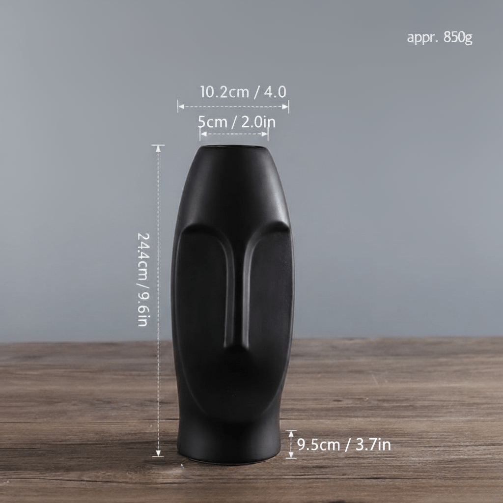 The Southern Atelier – Elegant Ceramic Ancient Art Head Vase for a Serene Ambiance - The Southern AtelierSKU_1763119439138_404