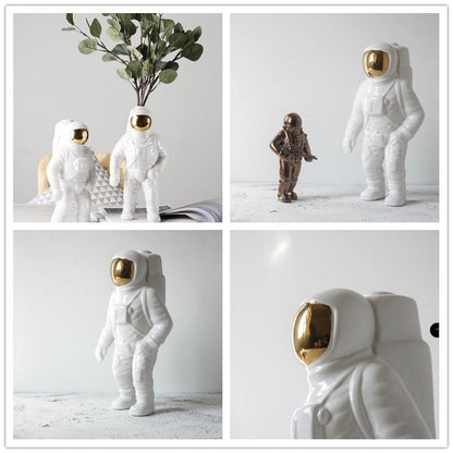 The Southern Atelier – Elegant Ceramic Astronaut Vase for a Modern and Creative Touch - The Southern AtelierSKU_1763119369337_812