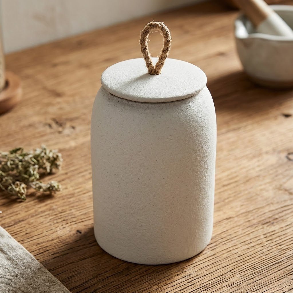 The Southern Atelier – Elegant Ceramic Canisters for a Serene Ambiance - The Southern AtelierSKU_1774883166491_111