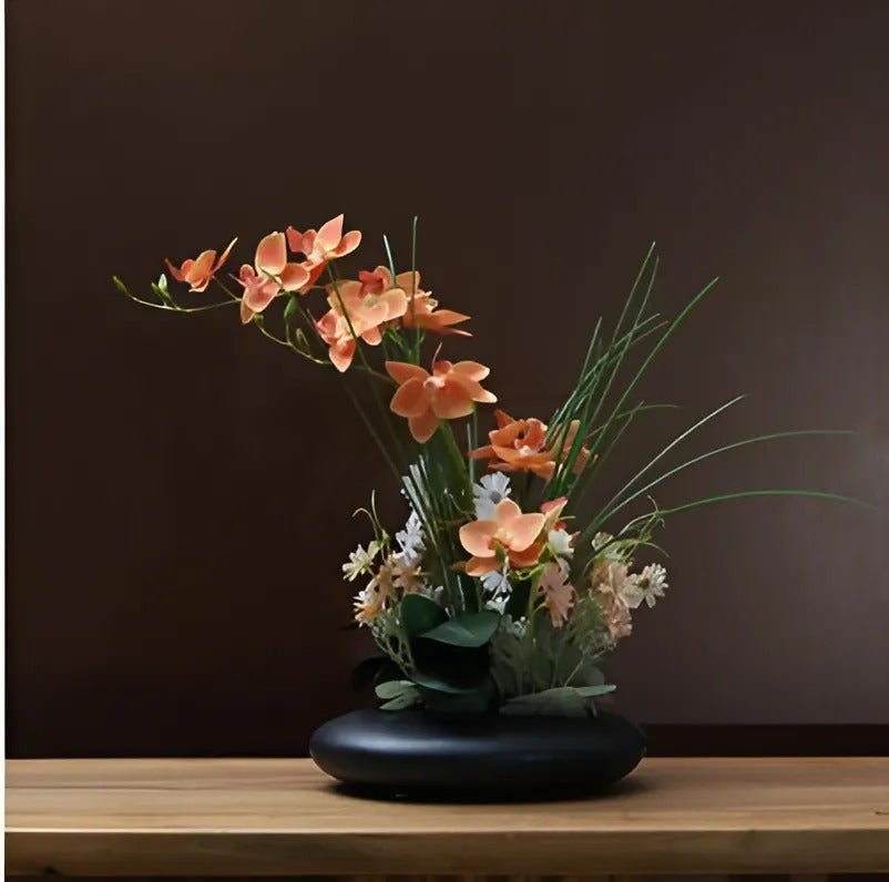 The Southern Atelier – Elegant Ceramic Dove Vase with Orchid Accents for Timeless Spaces - The Southern AtelierSKU_1775909456661_101