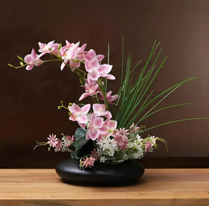 The Southern Atelier – Elegant Ceramic Dove Vase with Orchid Accents for Timeless Spaces - The Southern AtelierSKU_1775909456661_597
