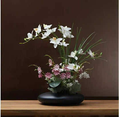 The Southern Atelier – Elegant Ceramic Dove Vase with Orchid Accents for Timeless Spaces - The Southern AtelierSKU_1775909456661_727
