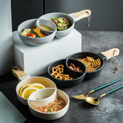 The Southern Atelier – Elegant Ceramic Snack Dish for Exquisite Snacking Experience - The Southern AtelierSKU_1758918260901_897