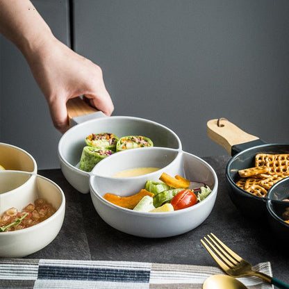 The Southern Atelier – Elegant Ceramic Snack Dish for Exquisite Snacking Experience - The Southern AtelierSKU_1758918260901_897