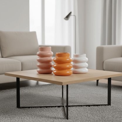 The Southern Atelier – Elegant Chunky Ceramic Vase in Soft Hues for a Serene Ambiance - The Southern AtelierSKU_1763119282835_480