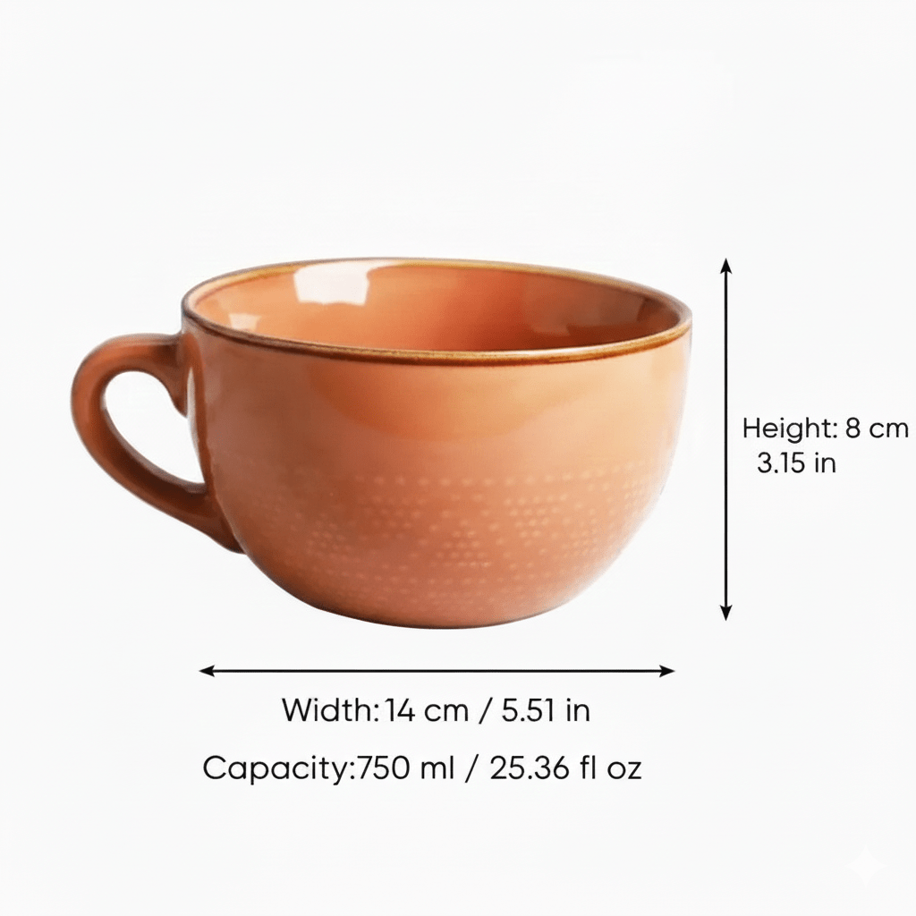 The Southern Atelier – Elegant Coloured Ceramic Mug with Artistic Patterns for a Touch of Elegance - The Southern AtelierSKU_1764698748099_917