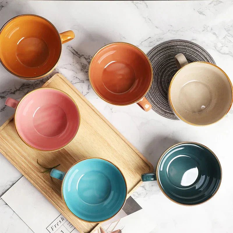 The Southern Atelier – Elegant Coloured Ceramic Mug with Artistic Patterns for a Touch of Elegance - The Southern AtelierSKU_1764698748099_917