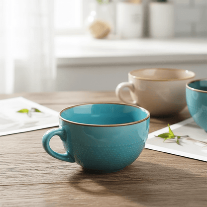 The Southern Atelier – Elegant Coloured Ceramic Mug with Artistic Patterns for a Touch of Elegance - The Southern AtelierSKU_1764698748099_917