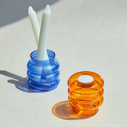 The Southern Atelier – Elegant Contemporary Glass Conical Candle Holder for a Stylish Interiors - The Southern AtelierSKU_1763119414548_304