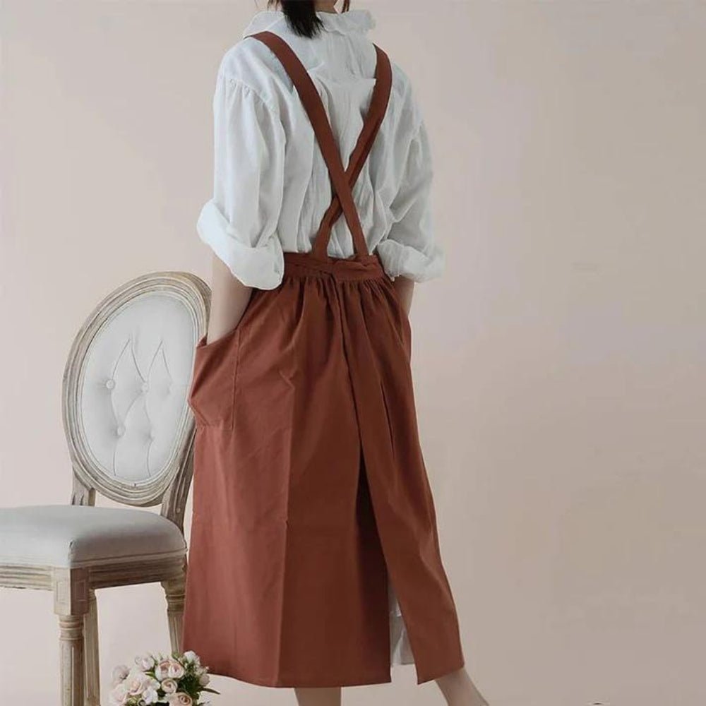 The Southern Atelier – Elegant Cotton Apron with Functional Pockets for Effortless Culinary Style - The Southern AtelierSKU_1762849812353_67