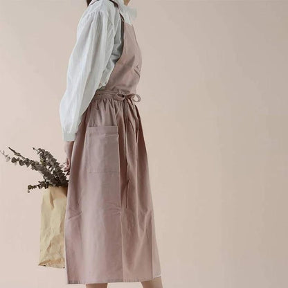 The Southern Atelier – Elegant Cotton Apron with Functional Pockets for Effortless Culinary Style - The Southern AtelierSKU_1762849812353_67