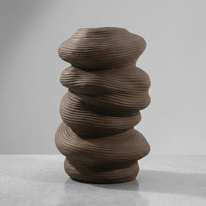 The Southern Atelier – Elegant Curved Ceramic Vase for a Serene Ambiance - The Southern AtelierSKU_1774881666927_874