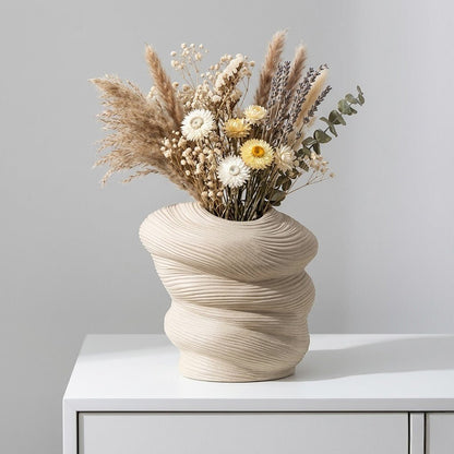 The Southern Atelier – Elegant Curved Ceramic Vase for a Serene Ambiance - The Southern AtelierSKU_1774881666927_874