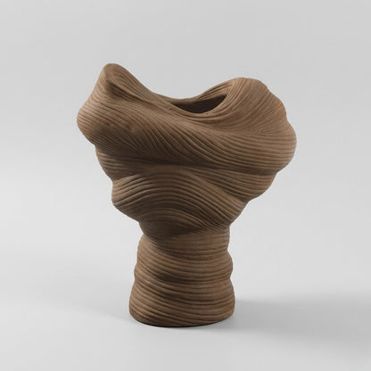 The Southern Atelier – Elegant Curved Ceramic Vase for a Serene Ambiance - The Southern AtelierSKU_1774881666927_8747