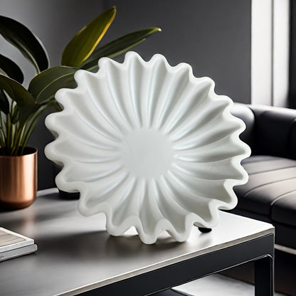 The Southern Atelier – Elegant Decorative Bowl with Unique Grooves and Wavy Edges for a Sophisticated Touch - The Southern AtelierSKU_1763119047999_958