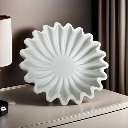 The Southern Atelier – Elegant Decorative Bowl with Unique Grooves and Wavy Edges for a Sophisticated Touch - The Southern AtelierSKU_1763119047999_958