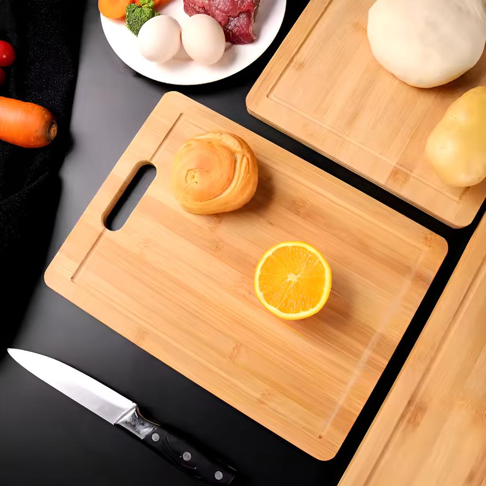 The Southern Atelier – Elegant Double - Sided Bamboo Chopping Board for Culinary Sophistication - The Southern AtelierSKU_1763119250455_486