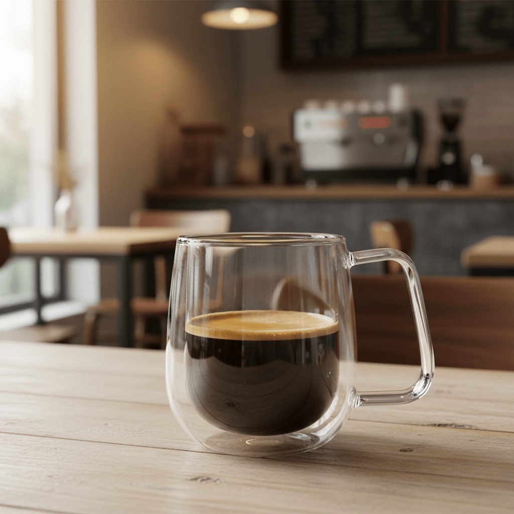 The Southern Atelier – Elegant Double - Walled Glass Mug for a Classic and Contemporary Touch - The Southern AtelierSKU_1763119245746_674